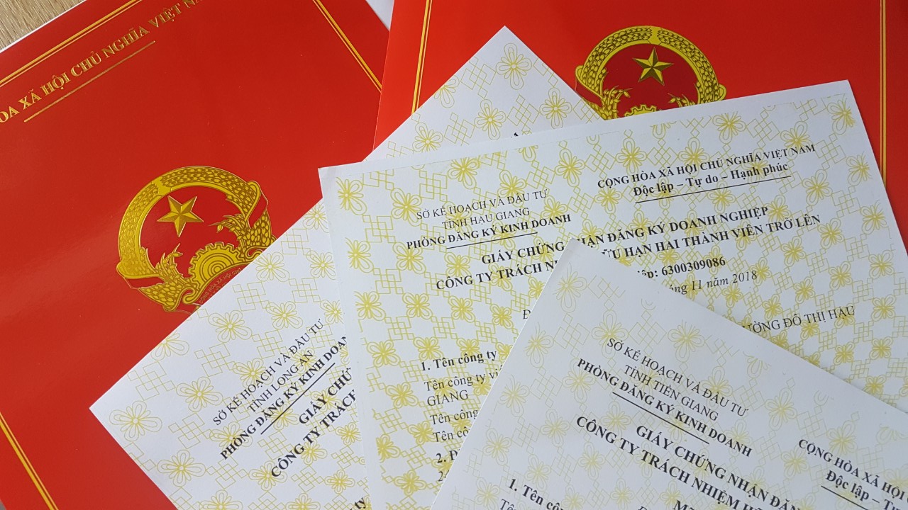 Các Văn Bản Thành Lập Công Ty